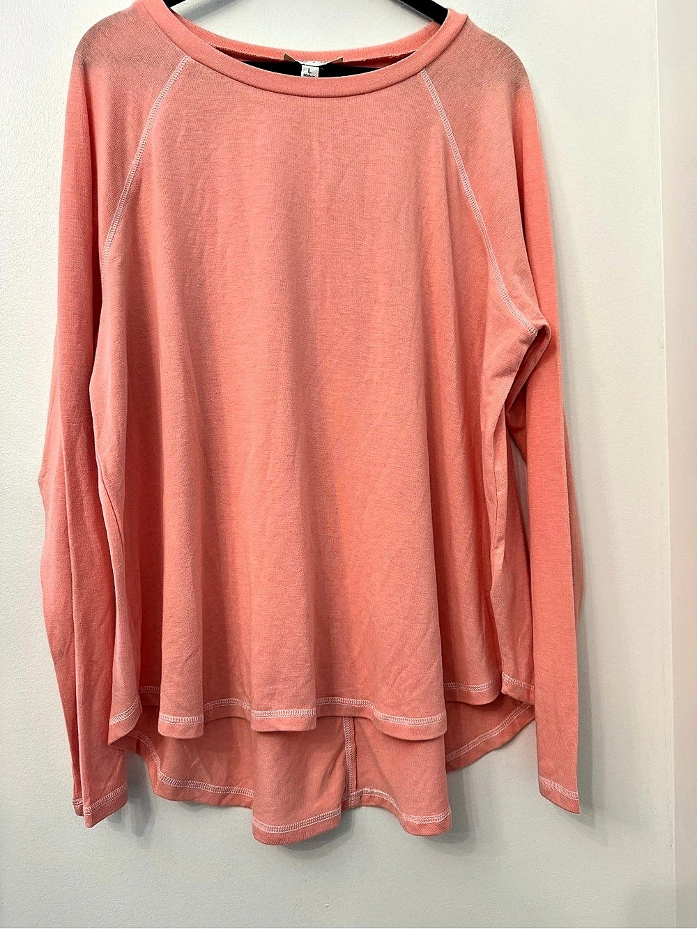 She + Sky Pink Tunic Top Size Large Like New